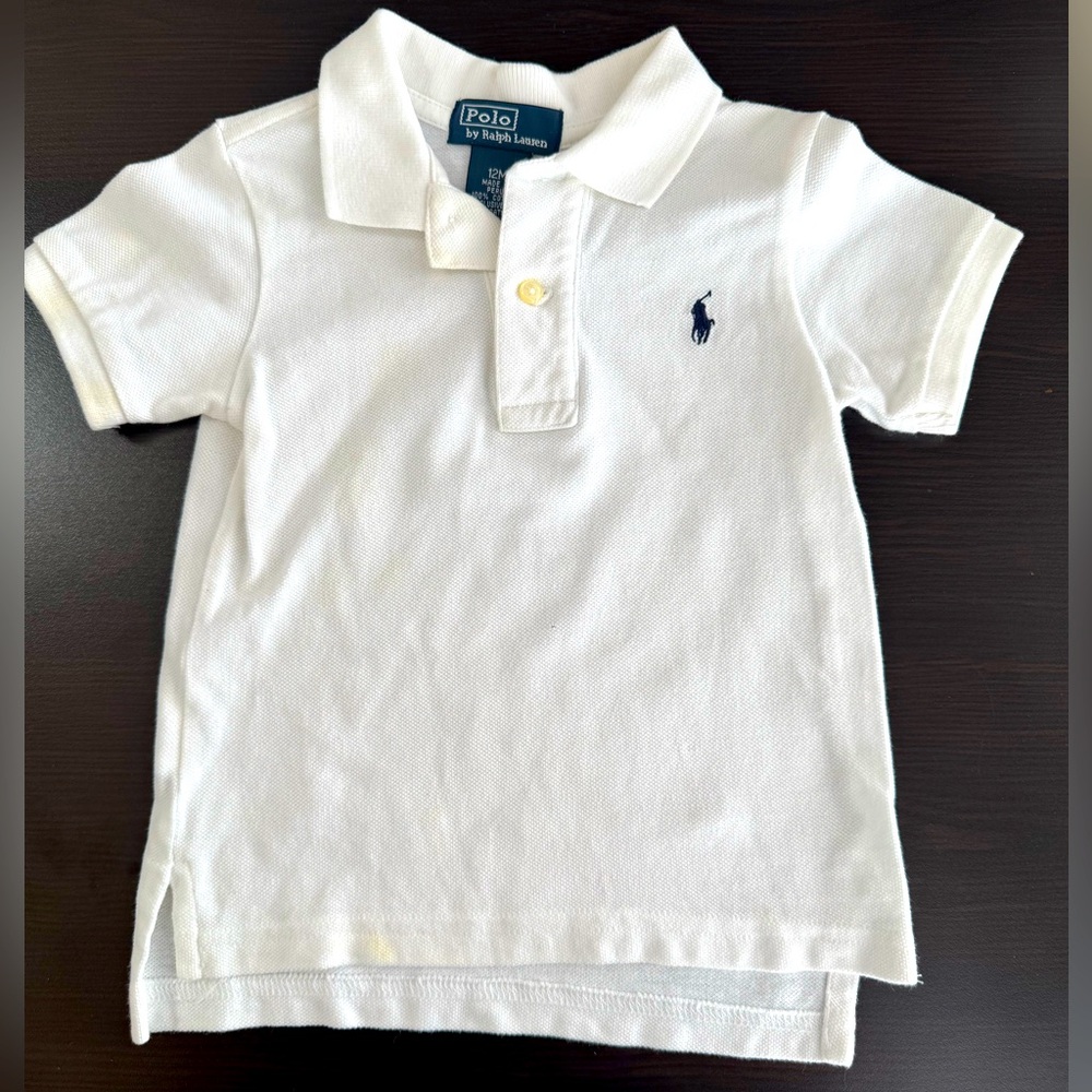 Polo by Ralph Lauren White Polo Shirt Classic Style